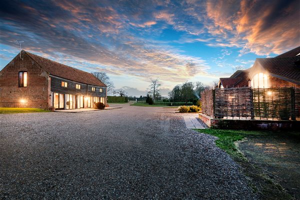 Wheatacre Hall Barns Dusk